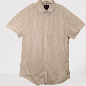 Denim & Flower Ricky Singh Boys Button Down Short Sleeve Slim Fit Size Small